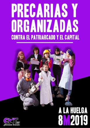 CNT-IAA Granada: Frauenstreik 08.03.2019